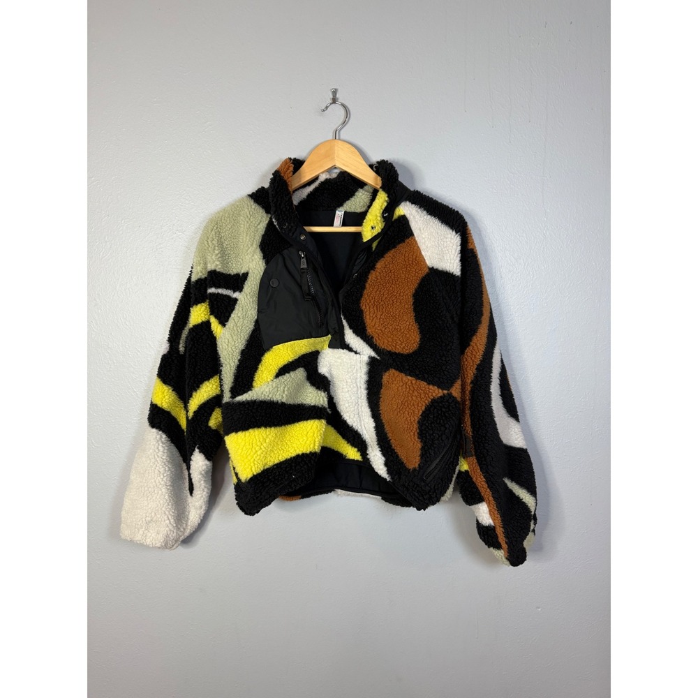Free People Multicolor Abstract Jacket
